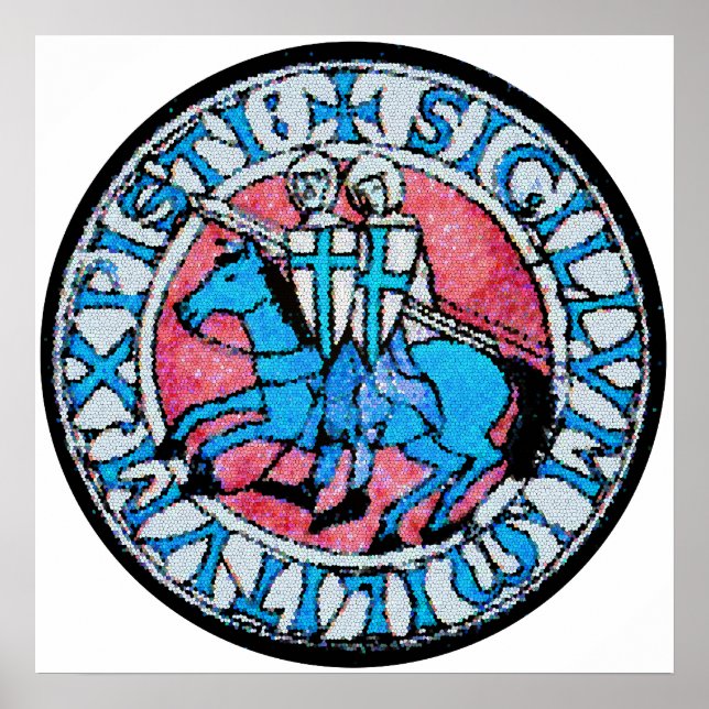 Knights Templar Seal Poster (Front)