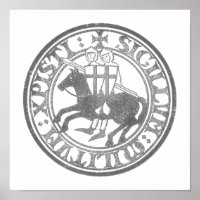 Knights Templar Seal Two Knights Horse Medallion