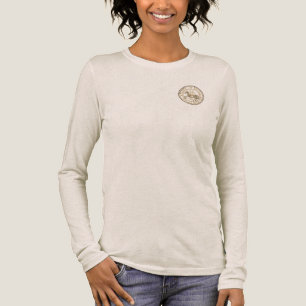 Knights Templar Seal Two Knights Horse Medallion Tri-Blend Shirt