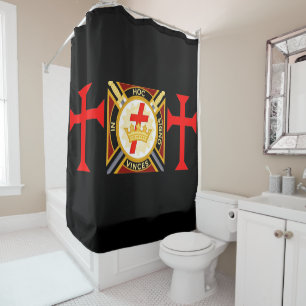Knight's Templar Shower Curtain