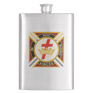 Knight's Templars  Hip Flask
