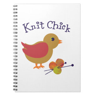 Knit Chick Spiral Notebook