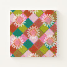 knit Daisy green pink