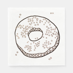 KNIT DONUT Standard Luncheon Paper Napkins