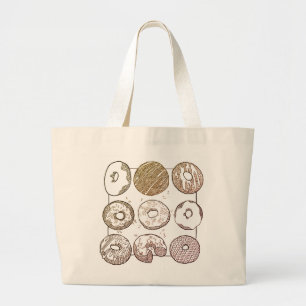 KNIT DONUTS Jumbo Tote Bag