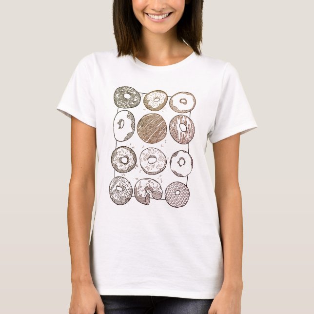 KNIT DOZEN DONUTS Women's T-Shirt (Front)