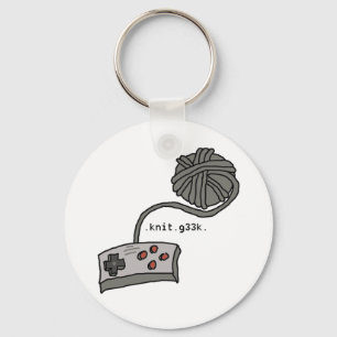 .knit.g33k. keychain