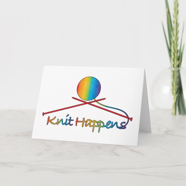Knit Happens Card (Front)