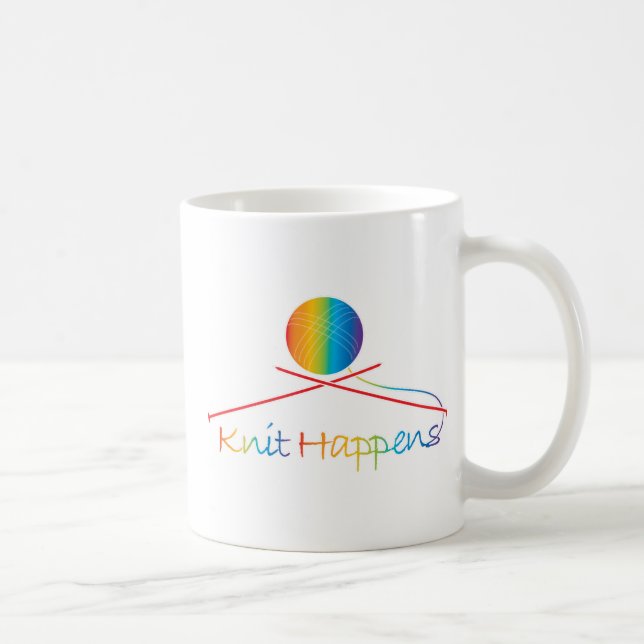 Knit Happens Coffee Mug (Right)