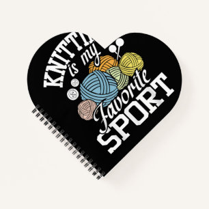 Knit Happens Funny Knitting Shirt Knitters Pride Notebook