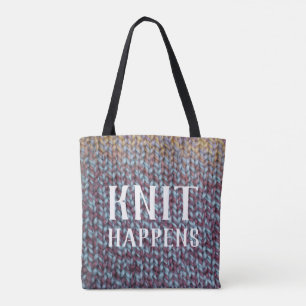 Knit Happens Tote Bag