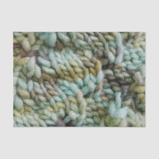 Knit Malabrigo Yarn Crafts Texture Tissue Paper (Front)