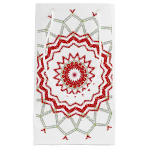 Knit Medallion Gift Bag