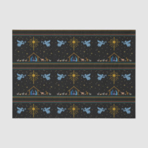 Knit Nativity Ugly Christmas Sweater Religious Tissue Paper