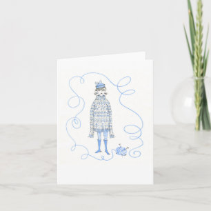 Knit One Purl Too / 4 x 5.6 note card