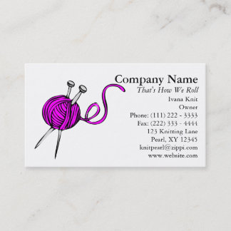 Knit Passion Business Card