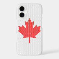 Knit Style Maple Leaf Knitting Motif