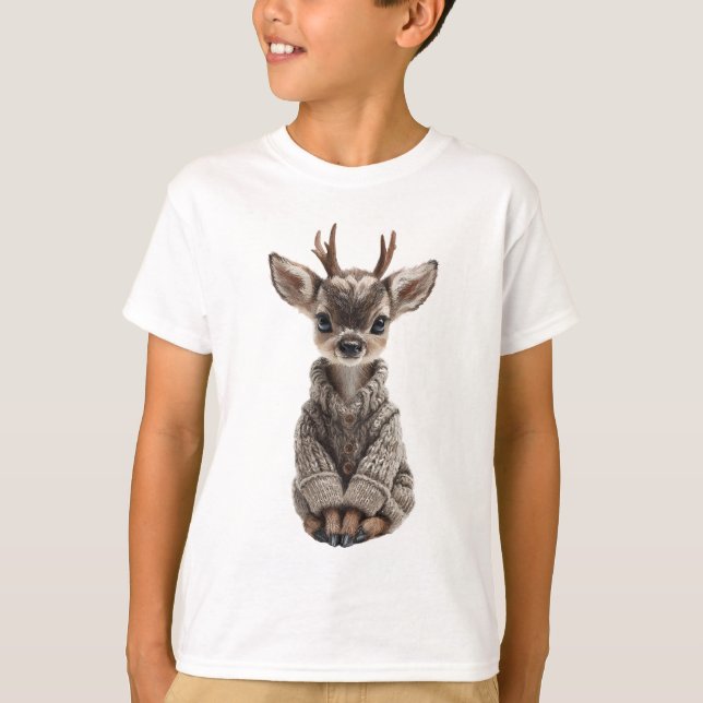 Knit Sweater Fawn Kids (Front)