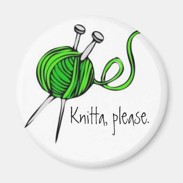 Knitta, Please. Magnet (Front)