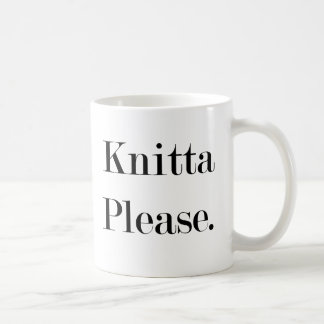 Knitta Please Mug