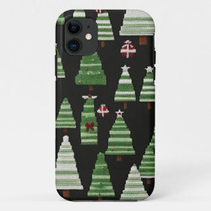 Knitted Christmas tree pattern Case-Mate iPhone Case