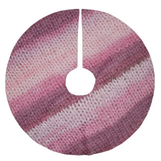 Knitted fabric texture, purple-pink abstract. brushed polyester tree skirt