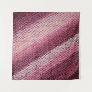 Knitted fabric texture, purple-pink abstract. tapestry