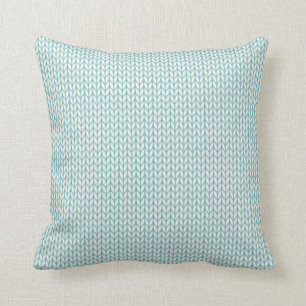 Knitted pattern cushion