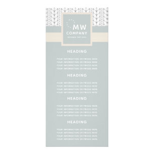 Knitted Pattern Modern Professional Hand Made Rack Card