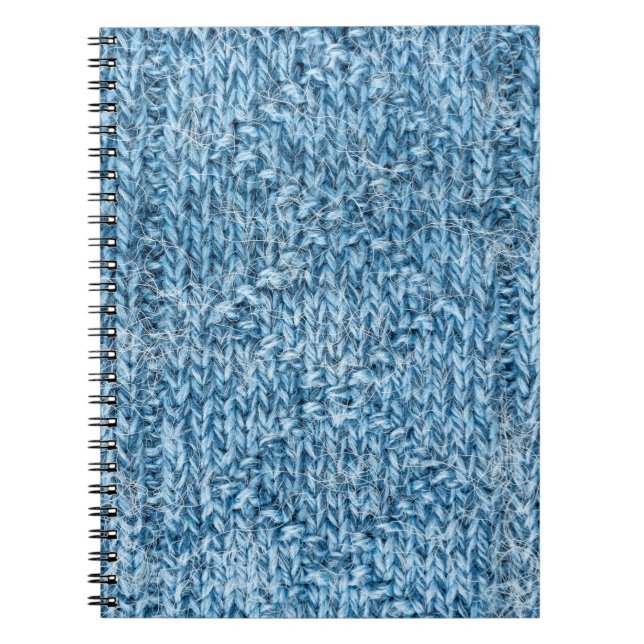 knitted pattern texture notebook (Front)