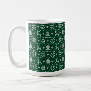 Knitted seamless Christmas pattern Coffee Mug