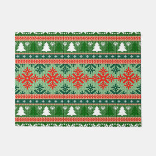 knitted ugly Christmas sweater Doormat