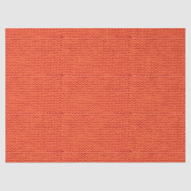 Knitted wool pattern tissue paper (Front)