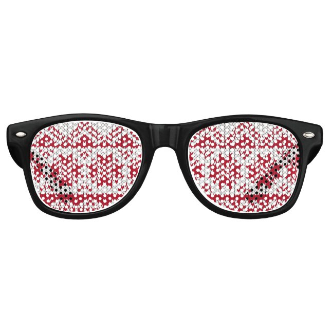 Knitted Xmas Retro Sunglasses (Front)