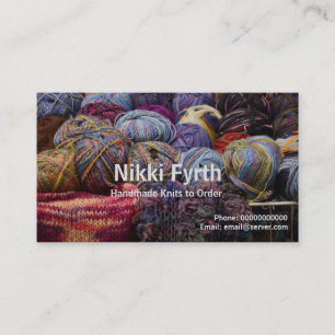 Knitters business card