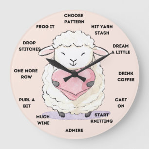 Knitter's Clock