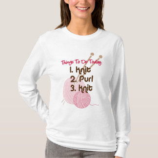 Knitters To Do List Shirt