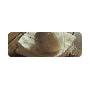 Knitting a Scarf with Soft Wool Yarn