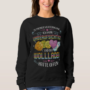 Knitting And Crochet Handmade Saying Knitter Sweatshirt