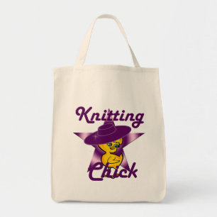 Knitting Chick #9 Tote Bag
