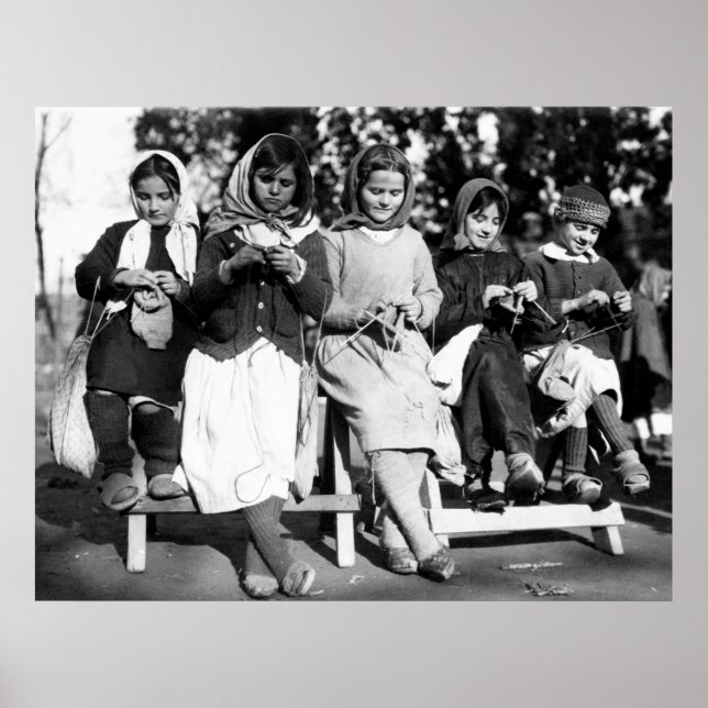 Knitting Club: 1923 Poster (Front)