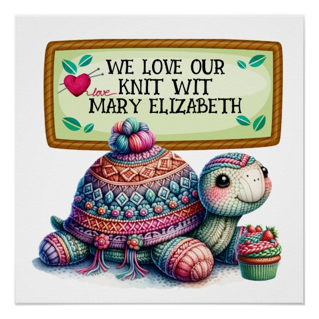 Knitting Crochet Crafts  Poster (Front)