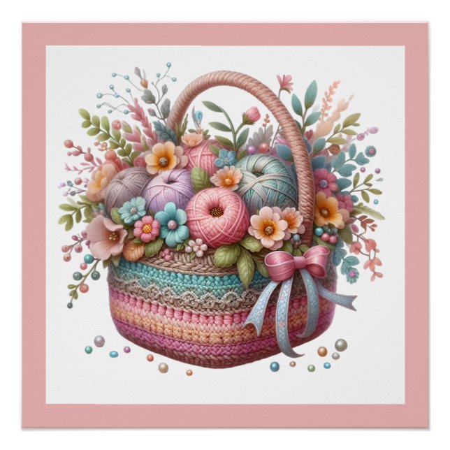 Knitting Crochet Crafts  Poster (Front)