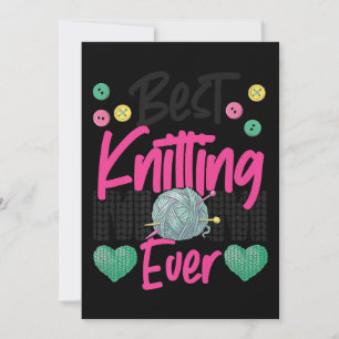 Knitting Crocheting Knit Happens Knitter  Invitation