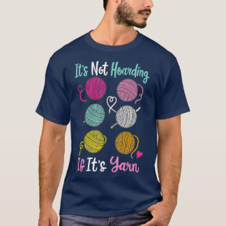 Knitting Crocheting T-Shirt