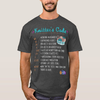 Knitting Crochetting Yarn Knit Kntiter Crochet  T-Shirt