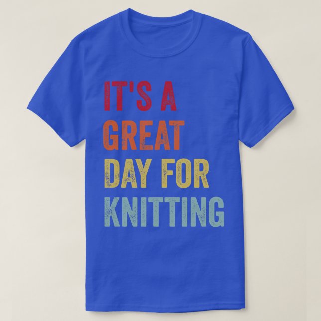 Knitting Enthusiast T-Shirt (Design Front)