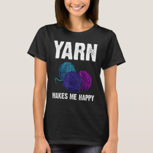 Knitting For Men Women Crochet Yarn Thread 1 T-Shirt