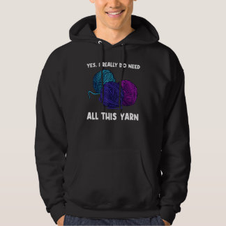 Knitting For Men Women Crochet Yarn Thread Hoodie