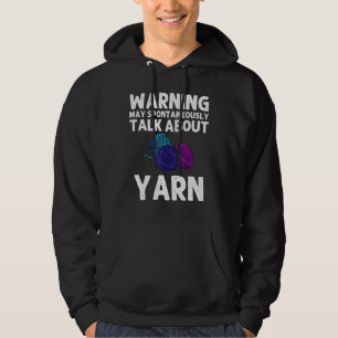 Knitting For Men Women Crochet Yarn Thread Hoodie